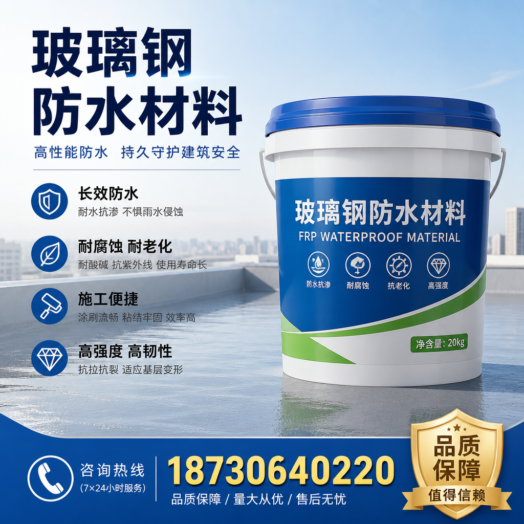 专家解析:玻璃钢防水材料的市场前景分析在 鹤岗